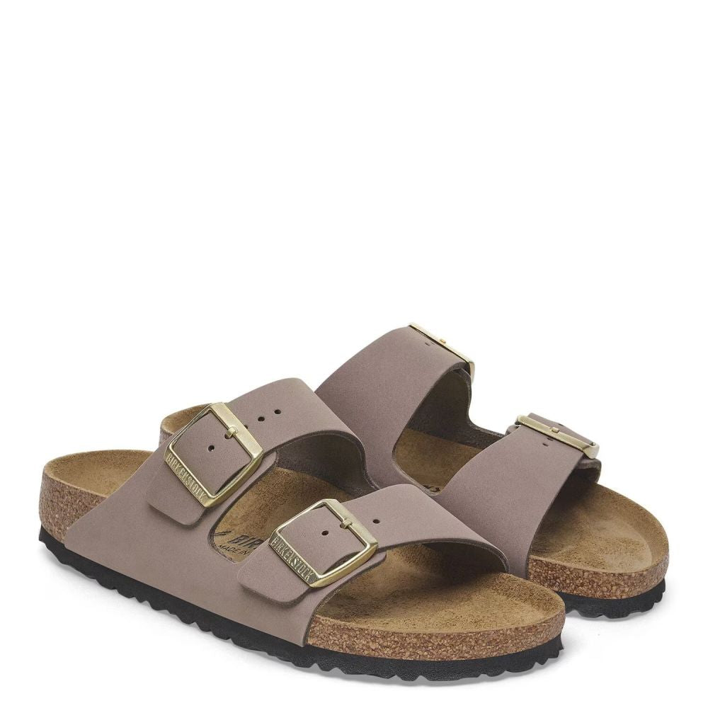 Birkenstock Women's Arizona Nubuck Leather in Faded Purple