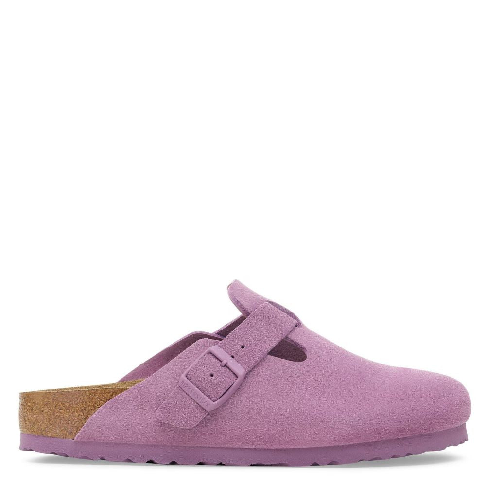 Birkenstock Women's Boston Suede Leather in Mauve