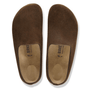 Birkenstock Amsterdam Wrapped Suede Leather in Carafe - Getoutside Shoes