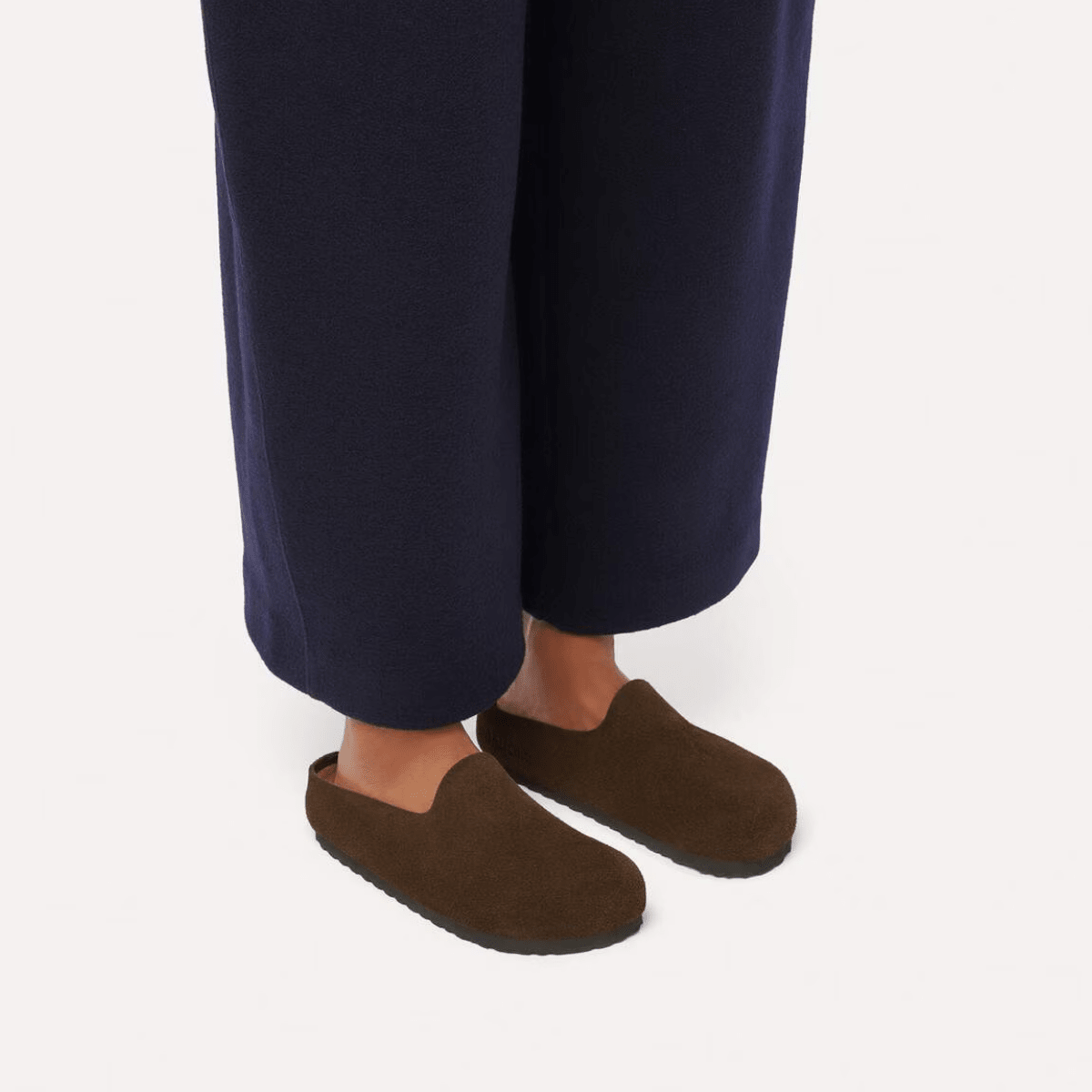 Birkenstock Amsterdam Wrapped Suede Leather in Carafe - Getoutside Shoes