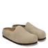 Birkenstock Amsterdam Wrapped Suede Leather in Taupe - Getoutside Shoes