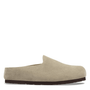 Birkenstock Amsterdam Wrapped Suede Leather in Taupe - Getoutside Shoes
