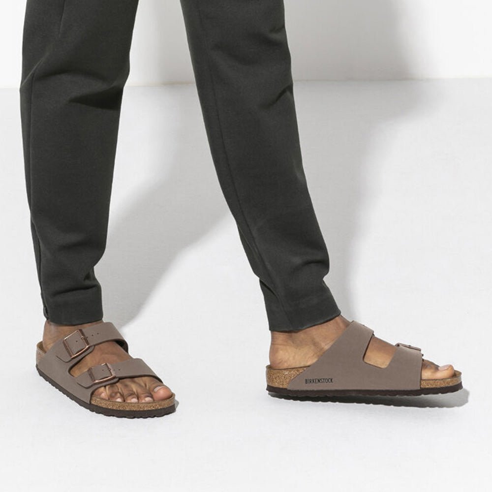 Birkenstock Arizona Birkibuc in Mocha - Getoutside Shoes