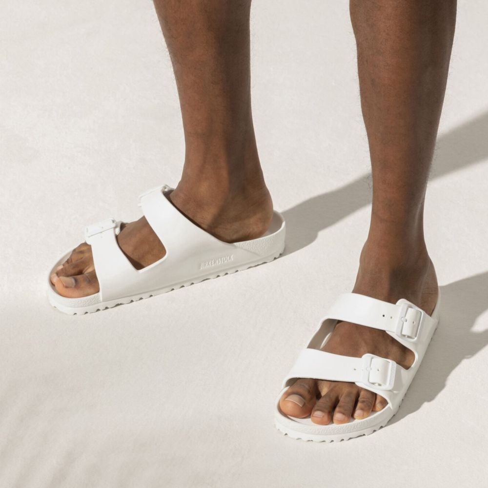 Birkenstock Arizona EVA in White - Getoutside Shoes