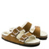Birkenstock Arizona Shearling in Mink - Getoutside Shoes