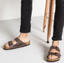 Birkenstock Arizona Softbed Oiled Leather in Habana - Getoutside Shoes