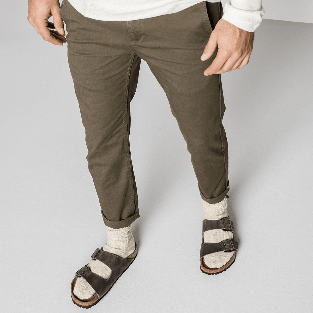 Birkenstock Arizona Softbed Oiled Leather in Iron - Getoutside Shoes