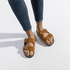 Birkenstock Arizona Softbed Suede Leather in Mink - Getoutside Shoes