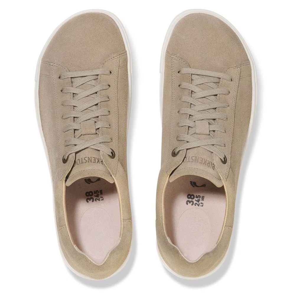 Birkenstock Bend Low Suede Leather in Taupe - Getoutside Shoes