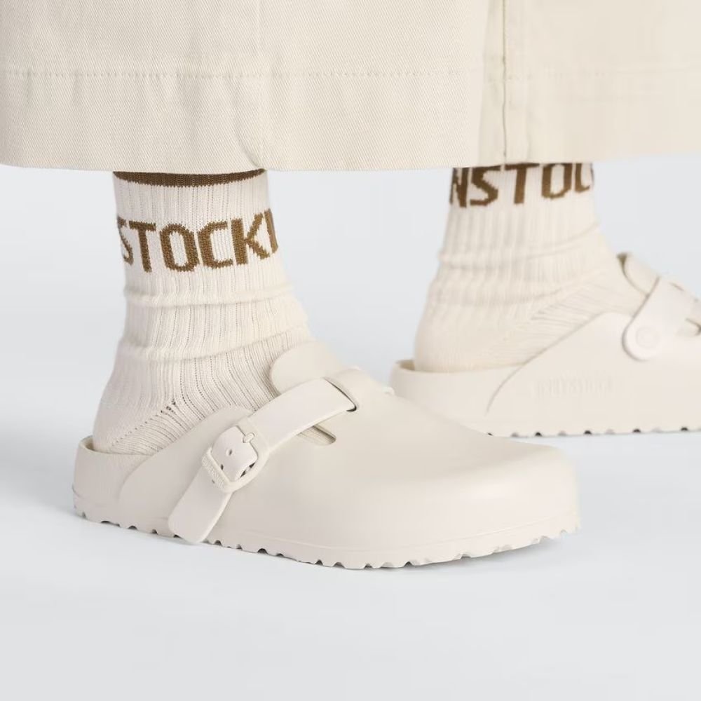 Birkenstock Boston EVA in Eggshell - Getoutside Shoes