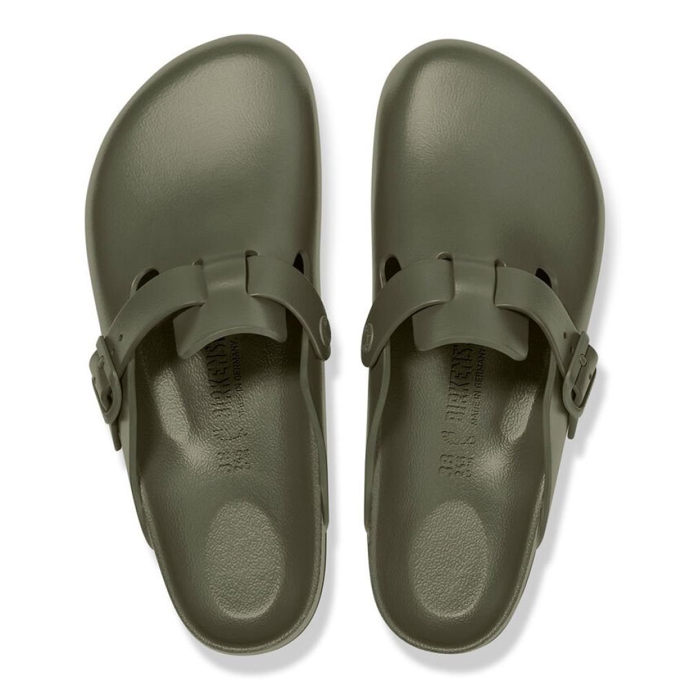 Birkenstock Boston EVA in Khaki - Getoutside Shoes