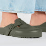 Birkenstock Boston EVA in Khaki - Getoutside Shoes
