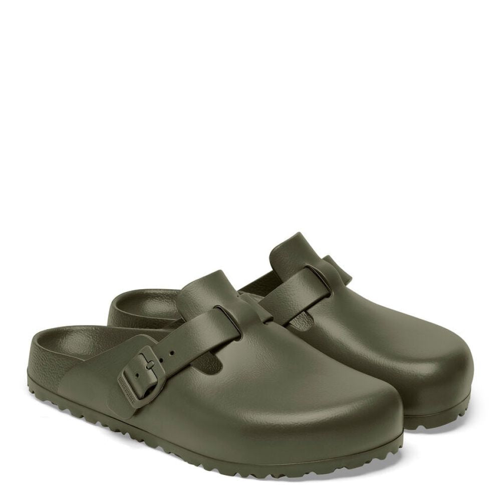 Birkenstock Boston EVA in Khaki - Getoutside Shoes