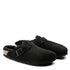 Birkenstock Boston Shearling Suede Leather in Black - Getoutside Shoes