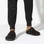 Birkenstock Boston Softbed Suede Leather in Mocha - Getoutside Shoes