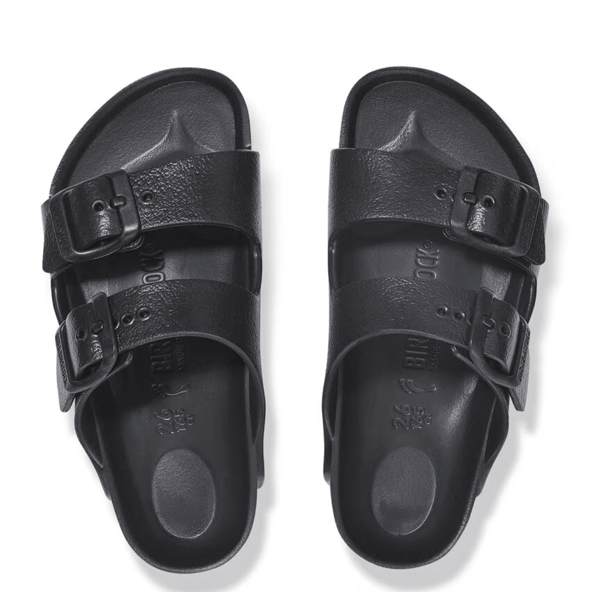 Birkenstock Kids Arizona EVA in Black - Getoutside Shoes