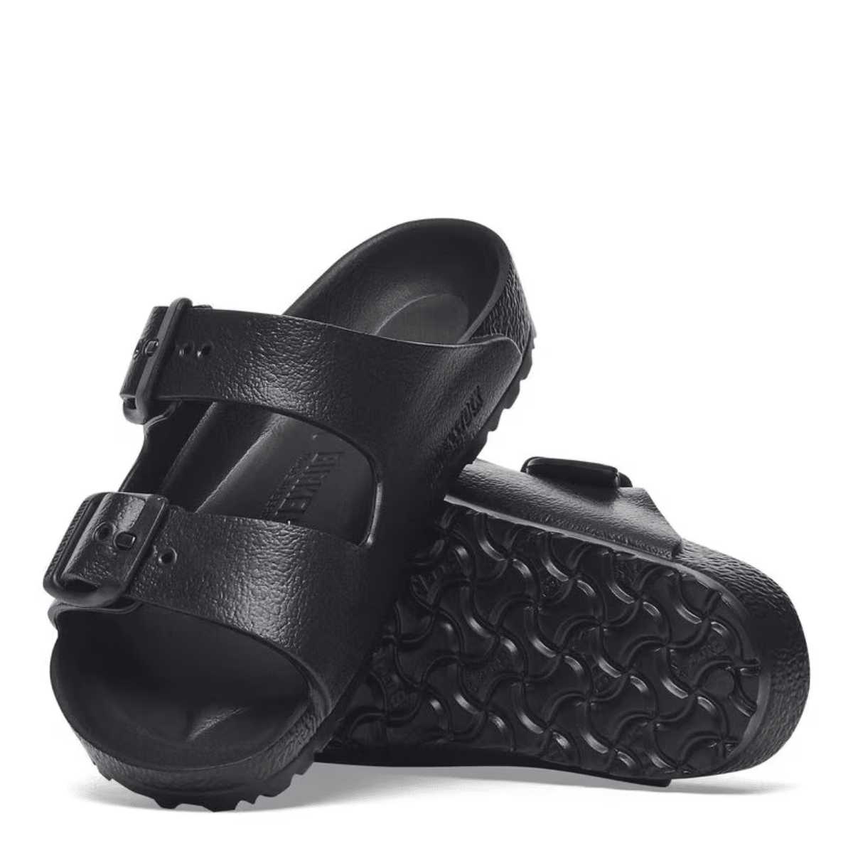 Birkenstock Kids Arizona EVA in Black - Getoutside Shoes