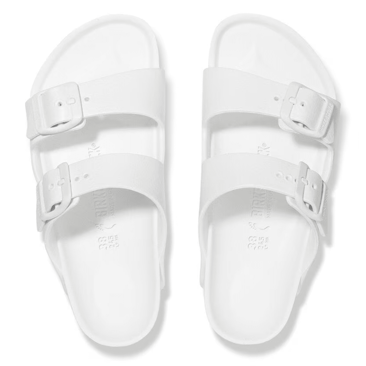 Birkenstock Kids Arizona EVA in White - Getoutside Shoes