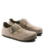 Birkenstock London Suede Leather in Taupe - Getoutside Shoes
