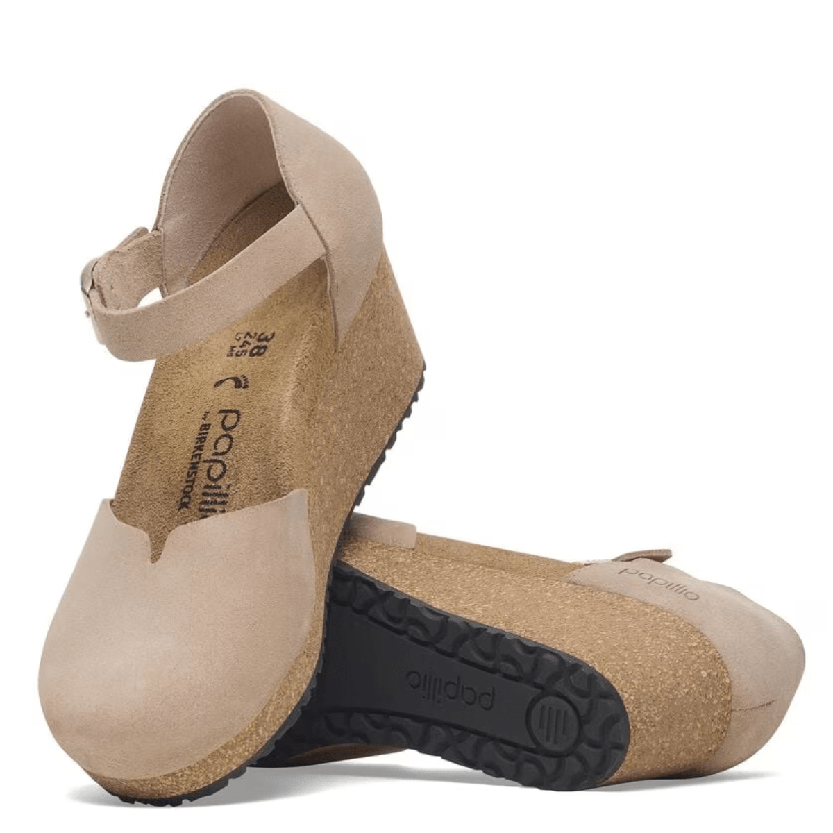 Birkenstock Mary Suede Leather in Warm Sand - Getoutside Shoes