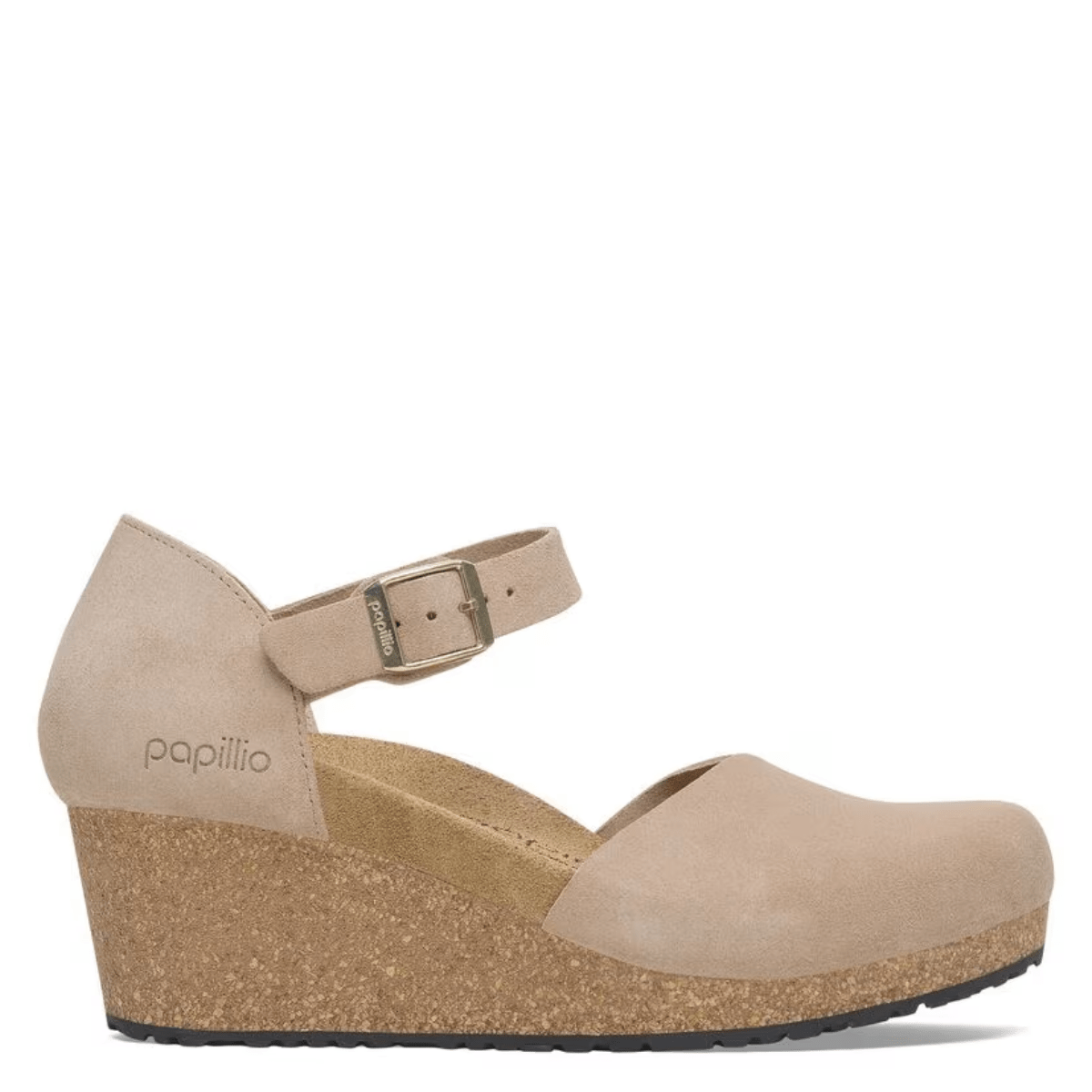 Birkenstock Mary Suede Leather in Warm Sand - Getoutside Shoes