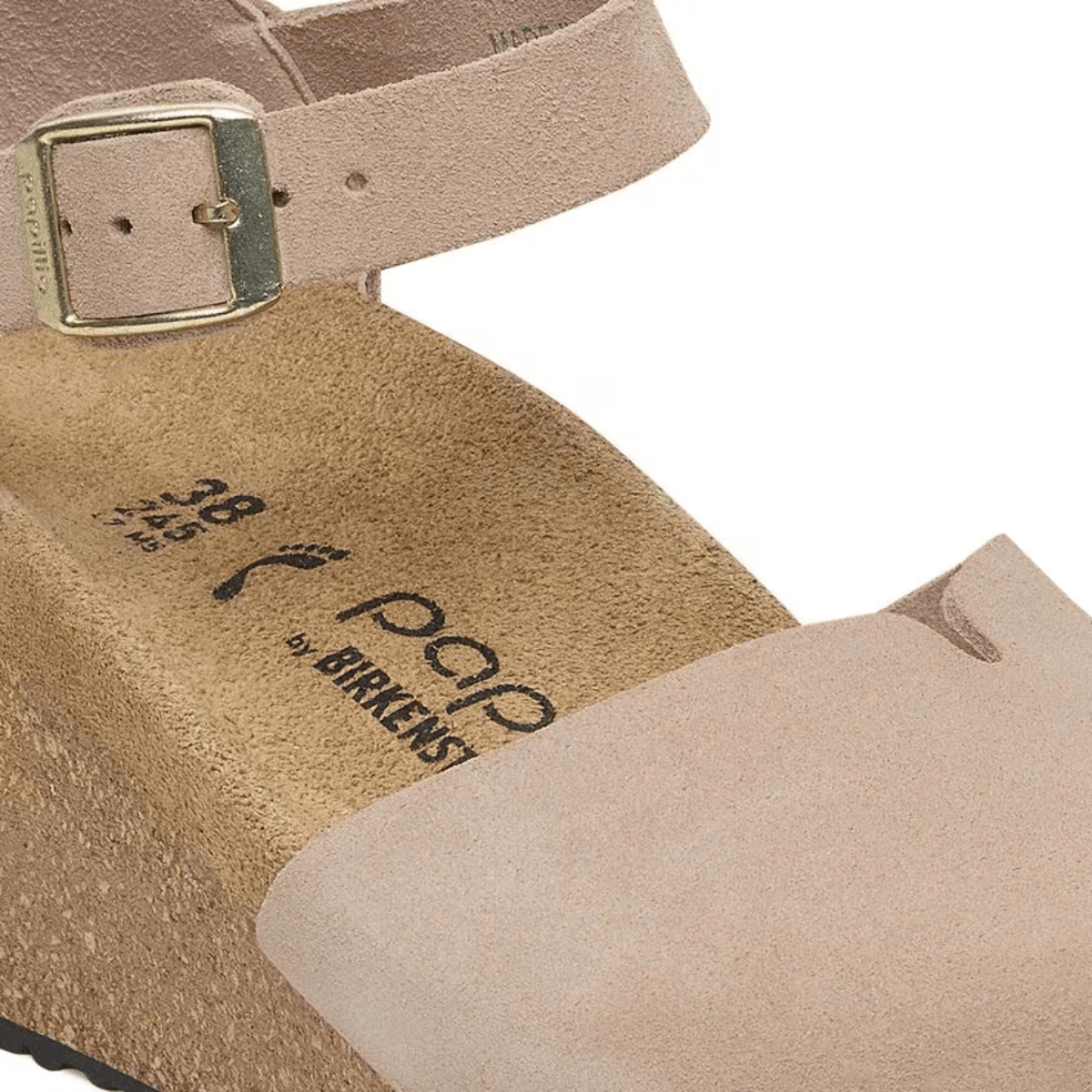 Birkenstock Mary Suede Leather in Warm Sand - Getoutside Shoes