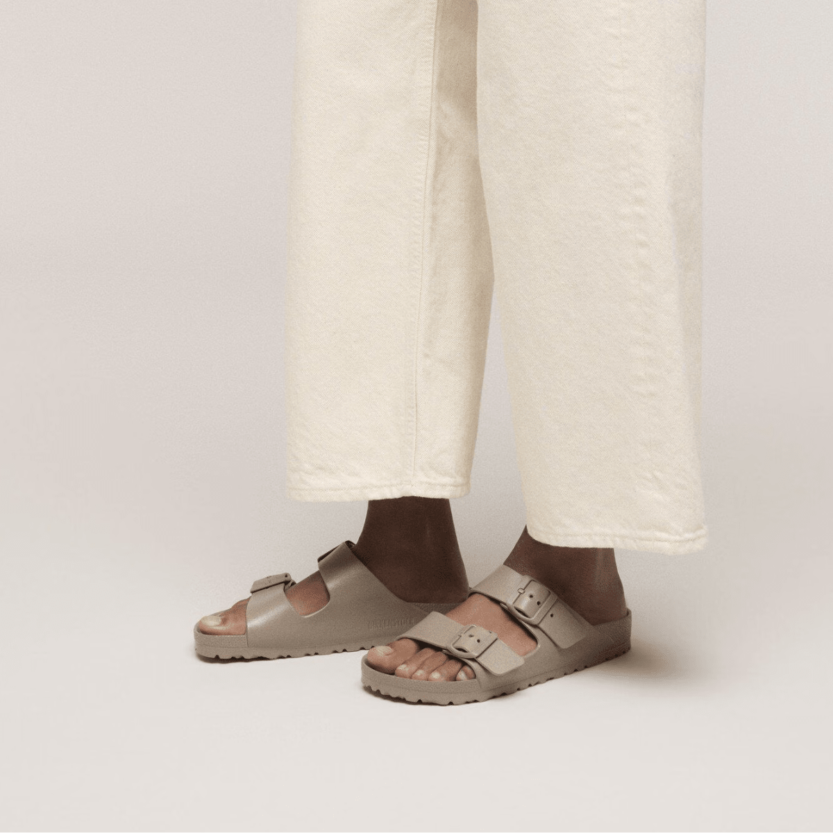 Birkenstock Men's Arizona EVA in Gray Taupe - Getoutside Shoes