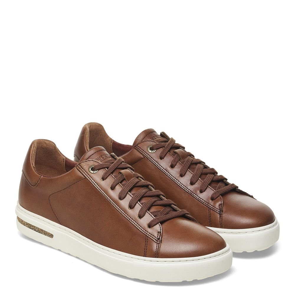 Birkenstock Men's Bend Low Leather in Cognac - Getoutside Shoes