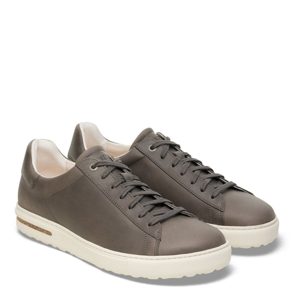 Birkenstock Men's Bend Low Leather in Iron - Getoutside Shoes