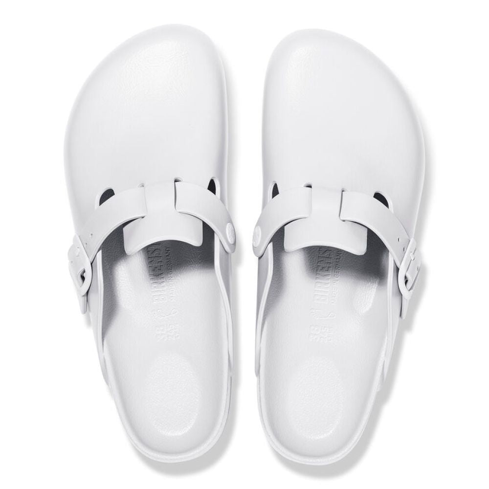 Birkenstock Men's Boston EVA in White - Getoutside Shoes