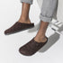 Birkenstock Men's Zermatt Shearling Wool Felt in Mocha - Getoutside Shoes