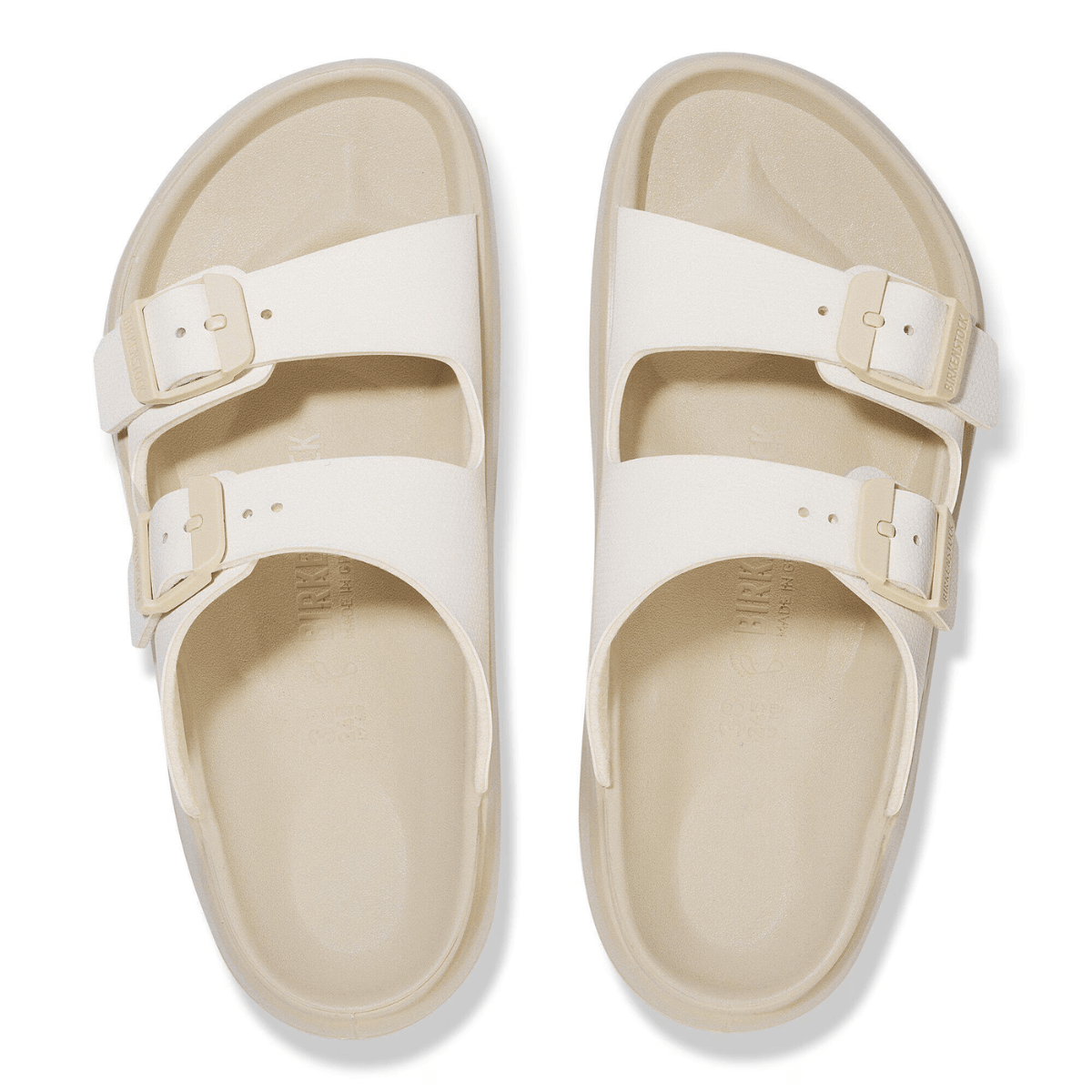 Birkenstock Mogami Terra 2 Strap Birko - Flor in Apex Eggshell - Getoutside Shoes