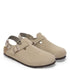 Birkenstock Tokio Suede Leather in Taupe - Getoutside Shoes