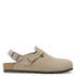 Birkenstock Tokio Suede Leather in Taupe - Getoutside Shoes