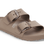 Birkenstock Women's Arizona Big Buckle EVA in Gray Taupe - Getoutside Shoes
