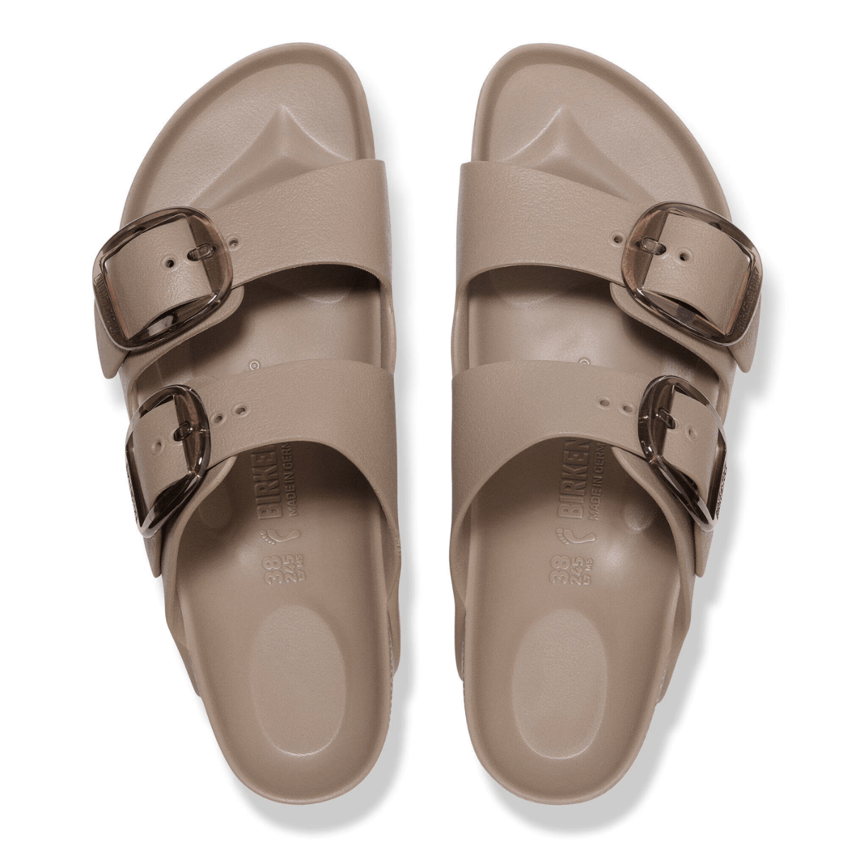 Birkenstock Women's Arizona Big Buckle EVA in Gray Taupe - Getoutside Shoes