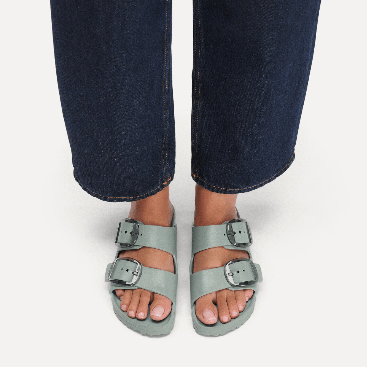 Birkenstock Women's Arizona Big Buckle EVA in Pure Sage - Getoutside Shoes