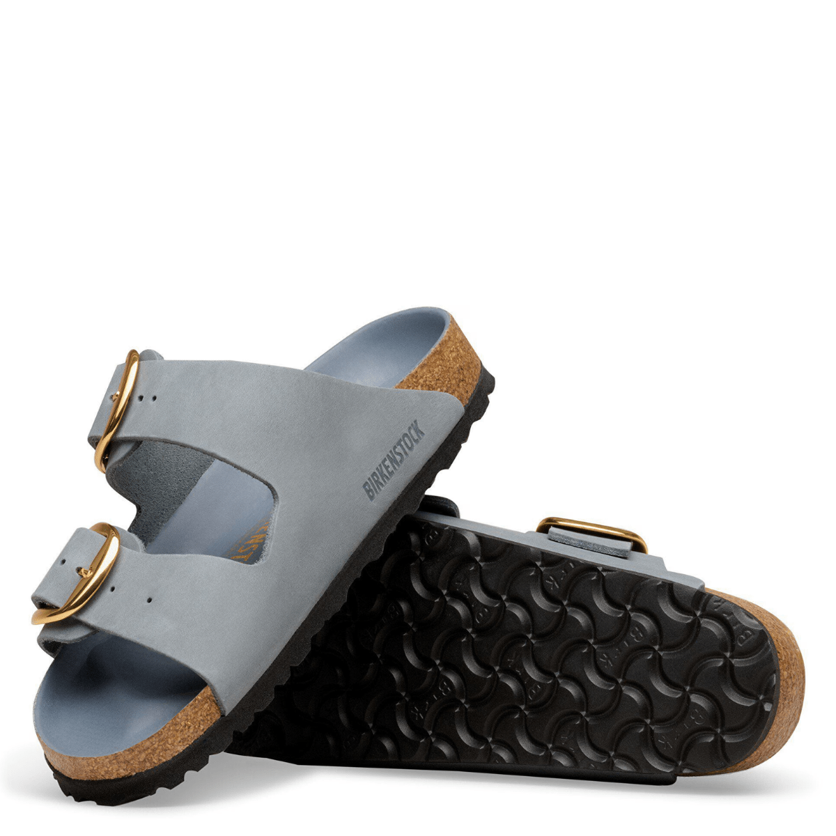 Birkenstock Women's Arizona Big Buckle Oiled Leather in Basalt Gray - Getoutside Shoes