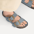 Birkenstock Women's Arizona Big Buckle Oiled Leather in Basalt Gray - Getoutside Shoes