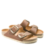 Birkenstock Women's Arizona Big Buckle Oiled Leather in Cognac - Getoutside Shoes