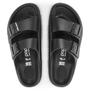 Birkenstock Women's Arizona Chunky Leather in Black - Getoutside Shoes