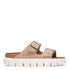 Birkenstock Women's Arizona Chunky Leather Suede in Warm Sand - Getoutside Shoes