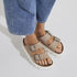 Birkenstock Women's Arizona Chunky Leather Suede in Warm Sand - Getoutside Shoes