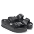 Birkenstock Women's Arizona Flex Platform Leather in Black - Getoutside Shoes