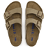 Birkenstock Arizona Softbed Suede Leather in Taupe - Getoutside Shoes