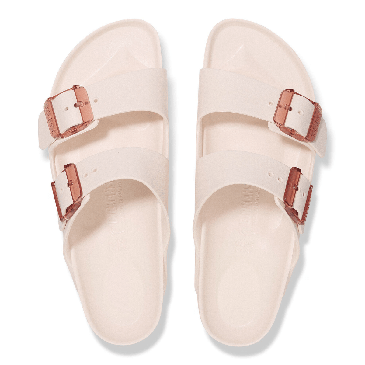 Birkenstock Women's Arizona Stealth Buckle EVA in Light Rose - Getoutside Shoes