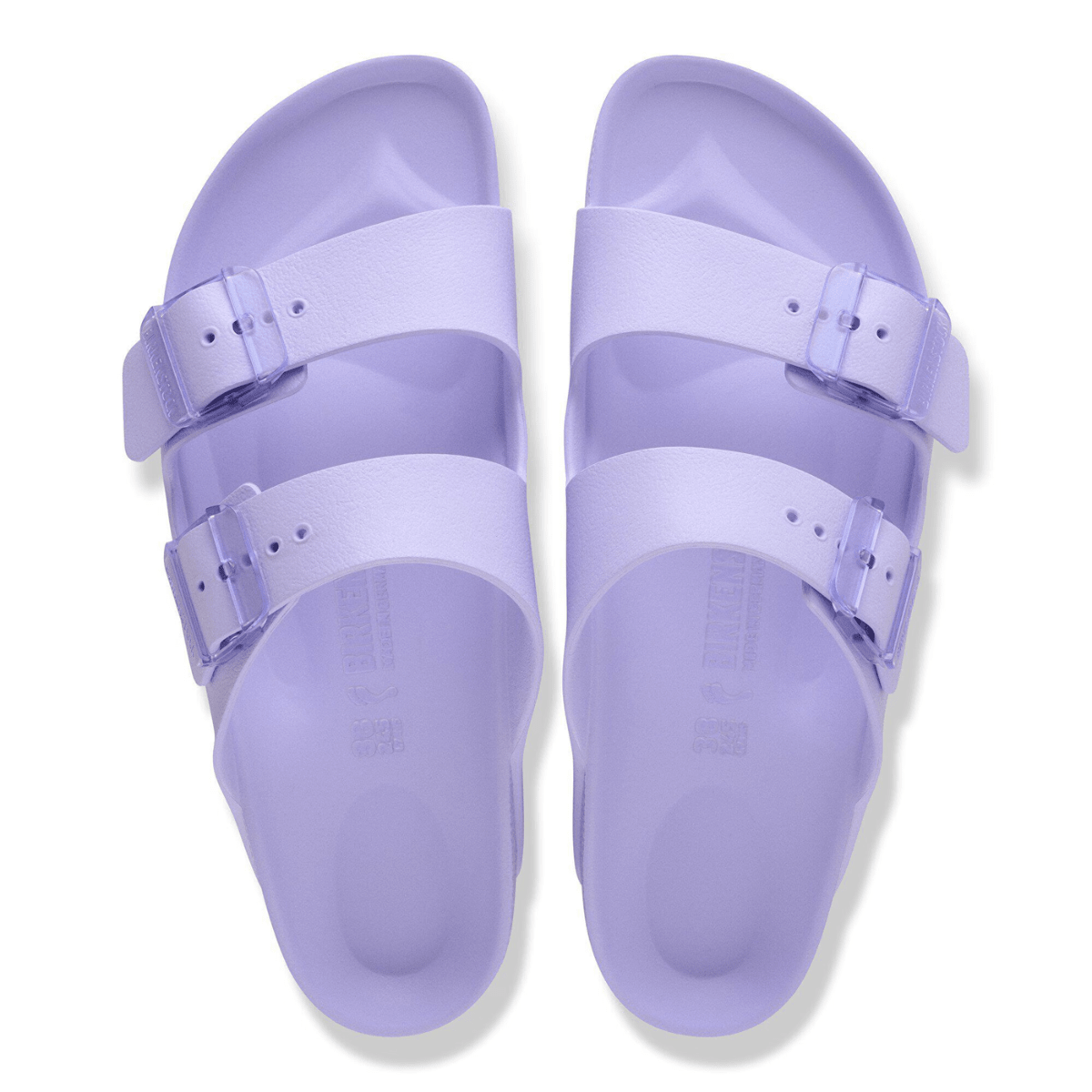 Birkenstock Women's Arizona Stealth Buckle EVA in Purple Fog - Getoutside Shoes