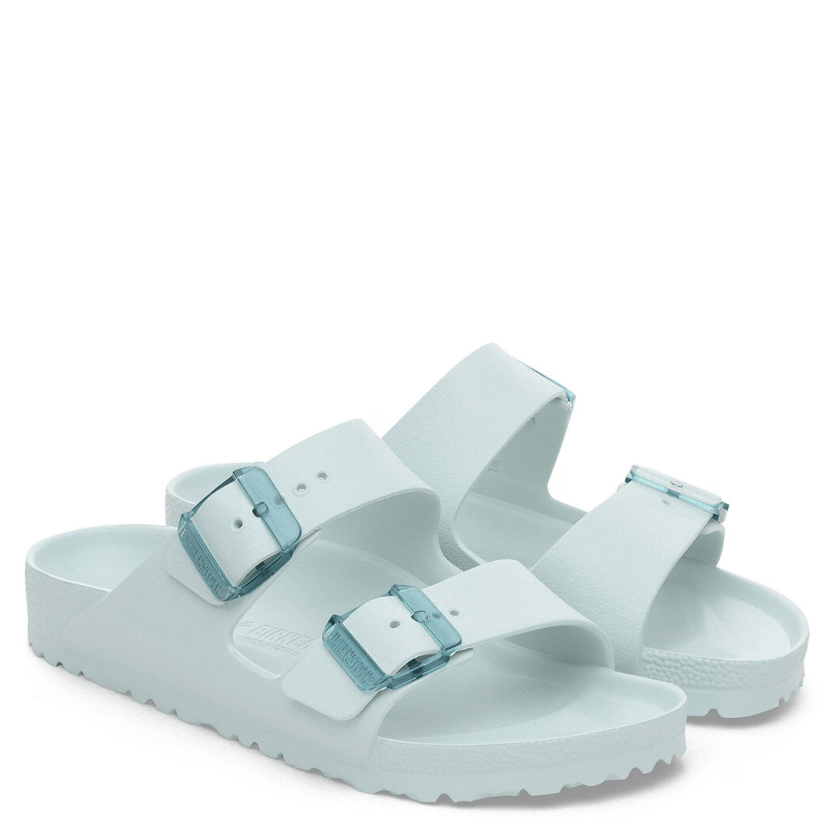 Birkenstock Women's Arizona Stealth Buckle EVA in Surf Green - Getoutside Shoes