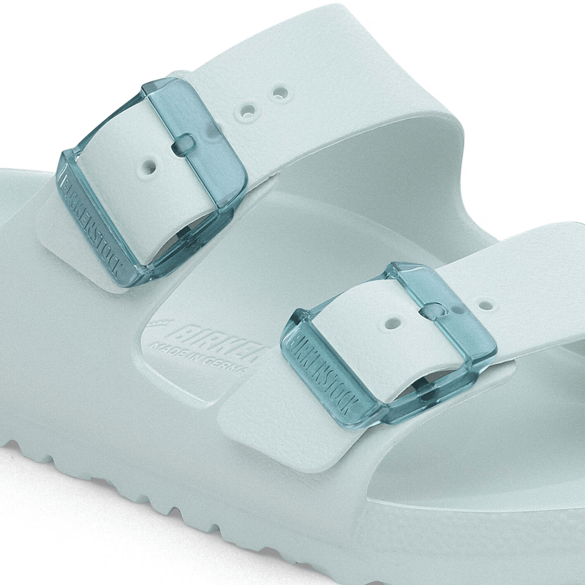 Birkenstock Women's Arizona Stealth Buckle EVA in Surf Green - Getoutside Shoes