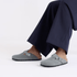 Birkenstock Women's Boston Braided Suede Leather in Basalt Gray - Getoutside Shoes